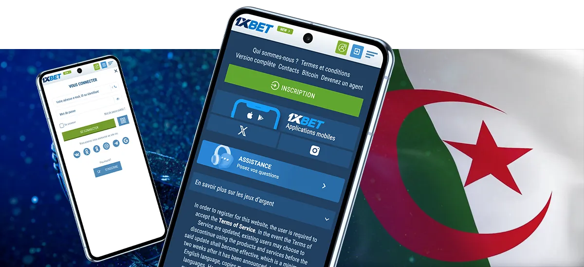 Comment s’inscrire à 1xBet Algérie