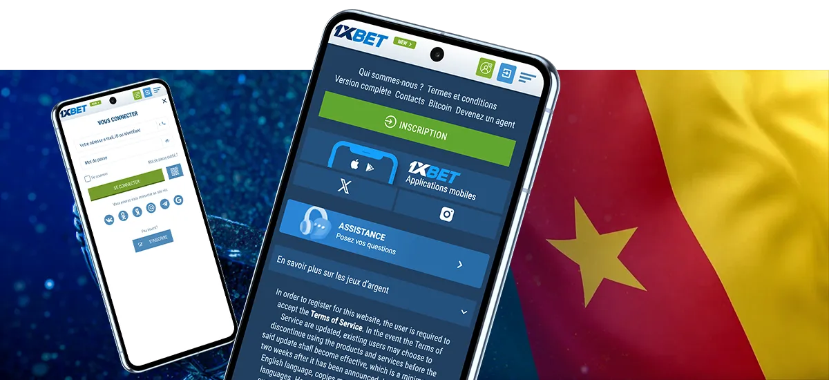 Comment s’inscrire à 1xBet Cameroun
