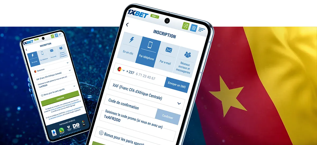 Guide d’inscription sur 1xBet