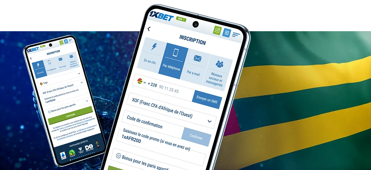 Guide d’inscription sur 1xBet