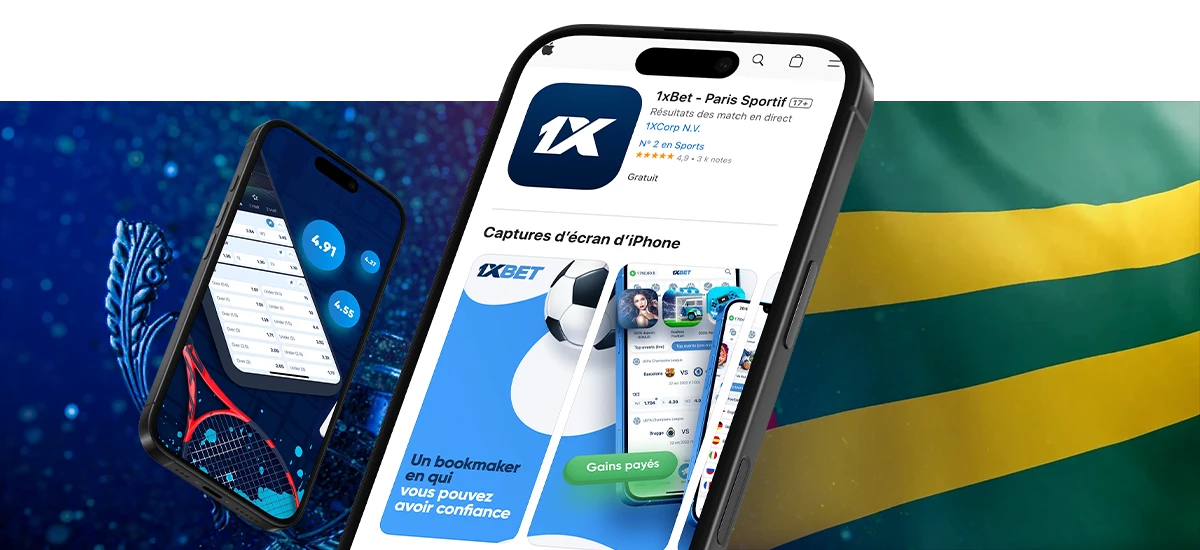 Installer 1xBet en Togo sur iOS